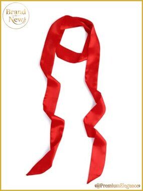 Long Neck Scarf for Purse Skinny Head Scarf Neckerchief Ribbon Choker Sash